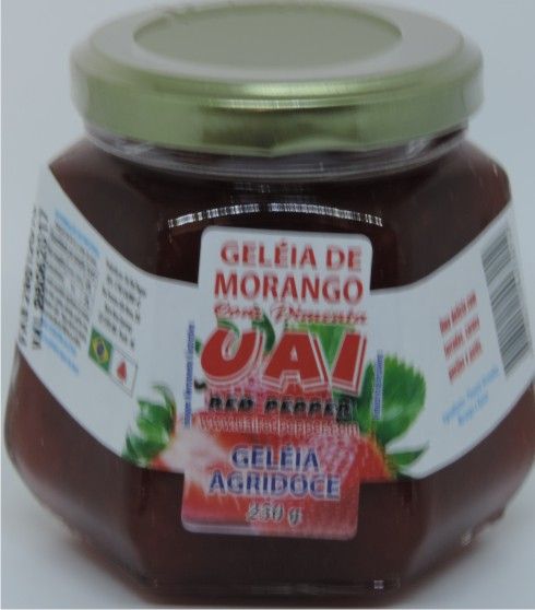 GELÉIA DE PIMENTA COM MORANGO