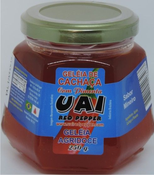 GELÉIA DE PIMENTA COM CAÇHAÇA